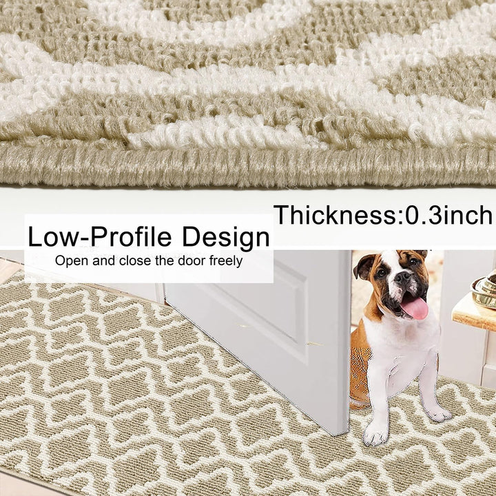 SHACOS Teppich Läufer 50x150 cm Läufer Flur rutschfest Teppichläufer Küchenteppich Waschbar Flur Läu