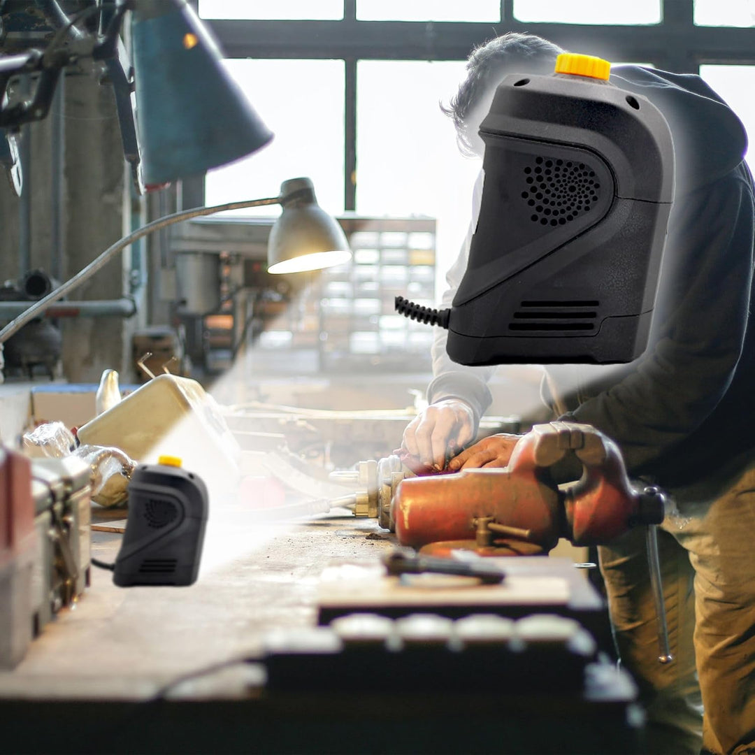 FISHTEC Elektrischer Bohrerschärfer – für Bohrer mit 3 bis 12 mm Durchmesser, Schleifstein, rutschfe