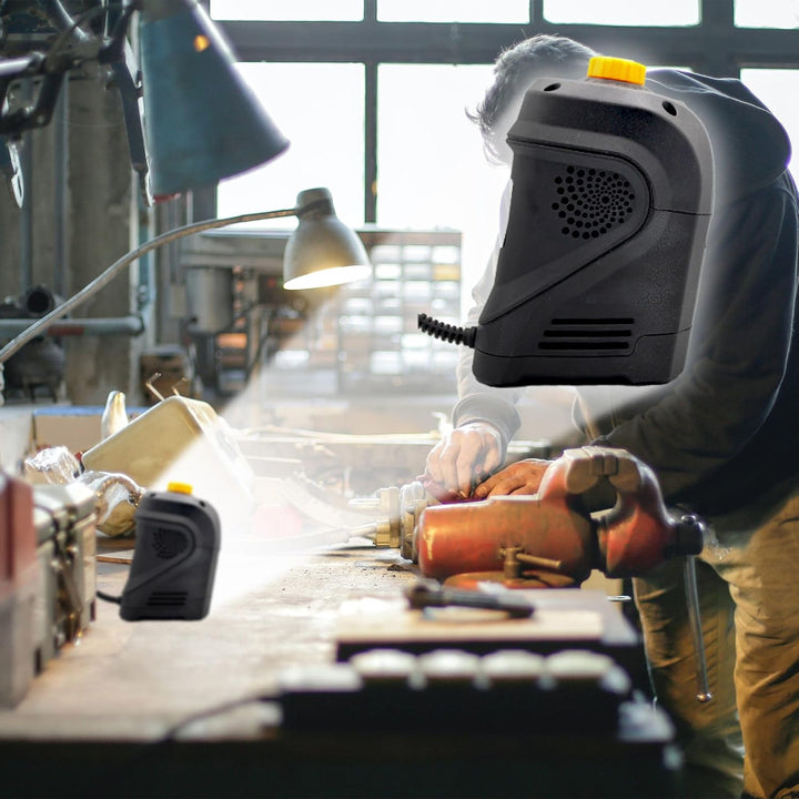 FISHTEC Elektrischer Bohrerschärfer – für Bohrer mit 3 bis 12 mm Durchmesser, Schleifstein, rutschfe