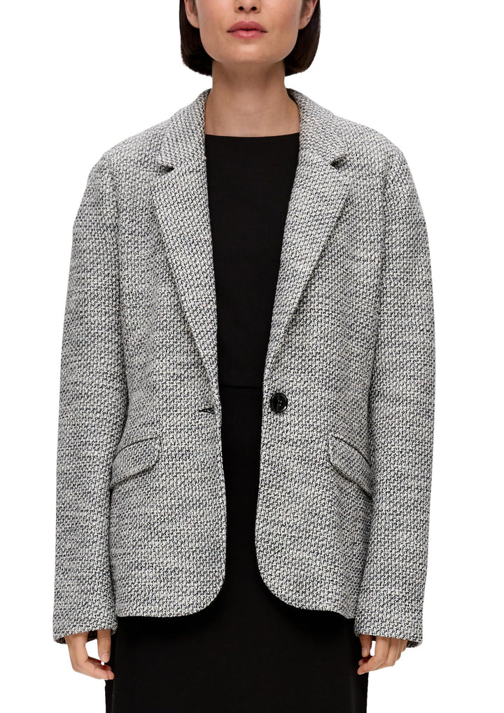 s.Oliver Damen Blazer 36 99x1 Schwarz, 36 99x1 Schwarz