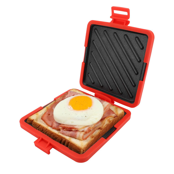 Mikrowellen Toastie Sandwich Maker, Panini Press Sandwich Maker, Antihaftbeschichtetes Mikrowellen G