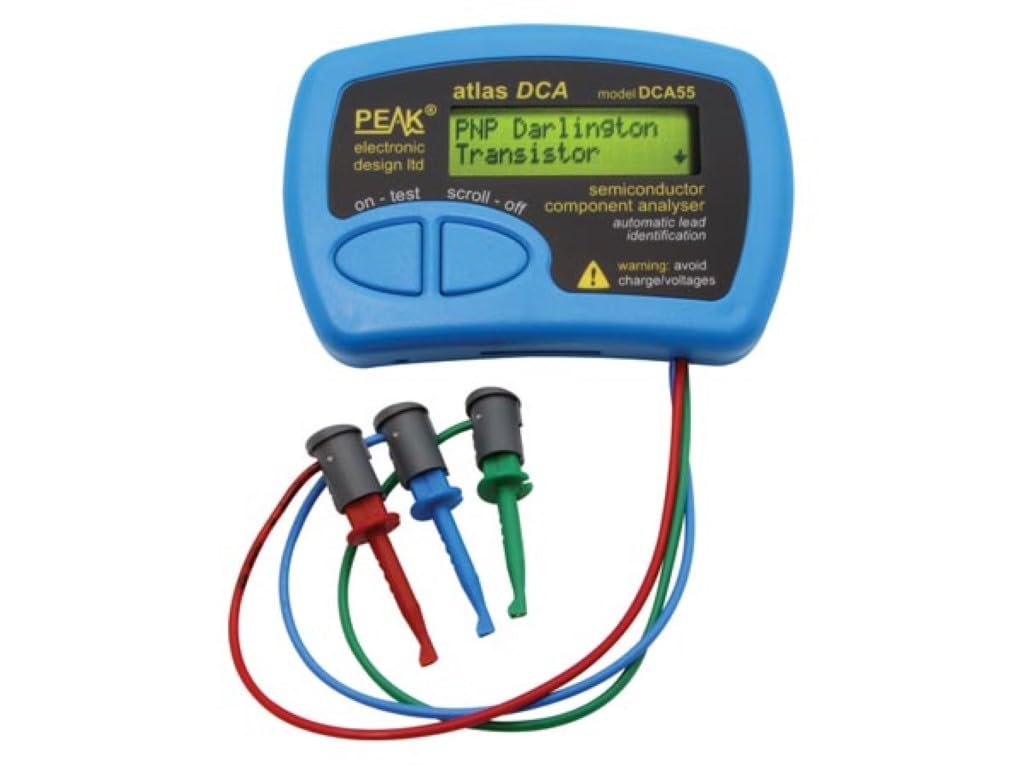 VELLEMAN - DCA55 Halbleiter-Analyzer 166078, schwarz und blau
