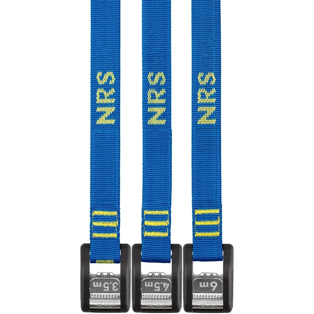NRS Buckle Spanngurt mit Gummischutz Iconic Blue 4.5m, 4.5m