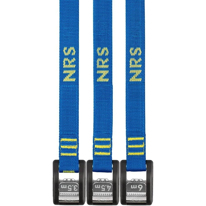 NRS Buckle Spanngurt mit Gummischutz Iconic Blue 4.5m, 4.5m