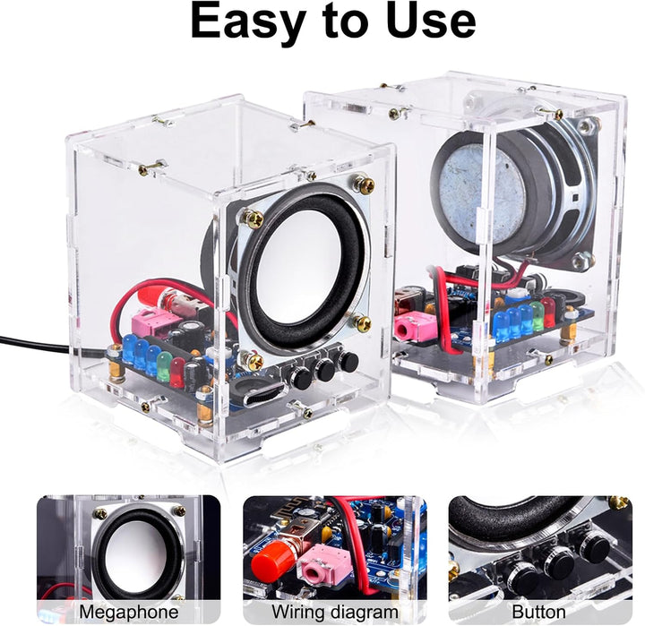 Heemol Mini Audio-Verstärker Production löt Bausatz Kit DIY Small Speaker Parts Small Power Amplifie