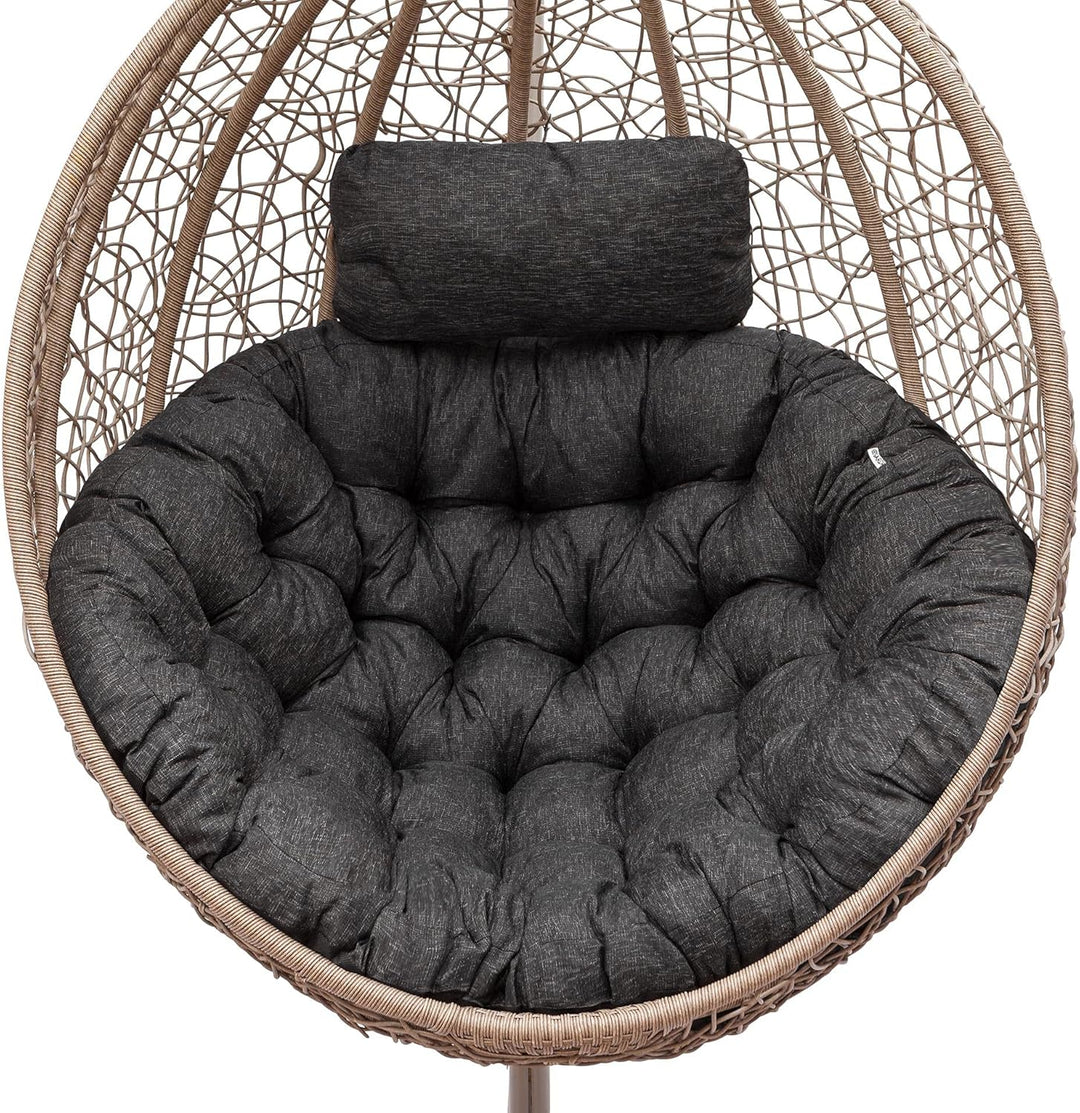 PillowPrim Hängesessel Kissen, Auflage für Polyrattan/Rattan Hängeschaukel, Polster, Hängekorb, Scha