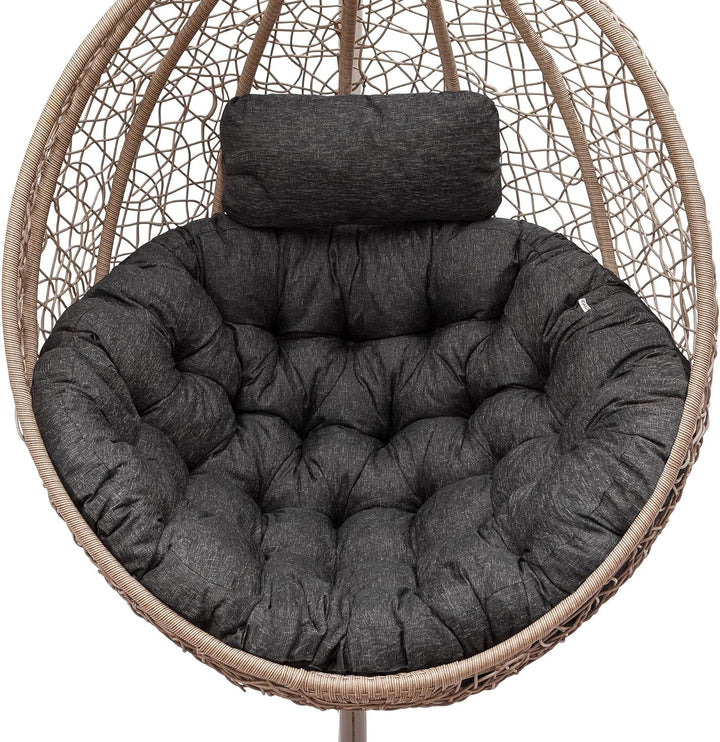 PillowPrim Hängesessel Kissen, Auflage für Polyrattan/Rattan Hängeschaukel, Polster, Hängekorb, Scha