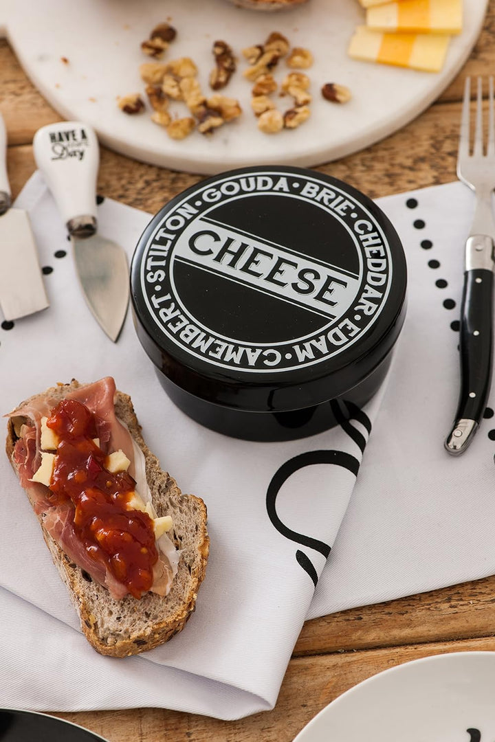 Premier Housewares 722983 Schwarzer Käse Bäcker,13 x 13 x 6 cm