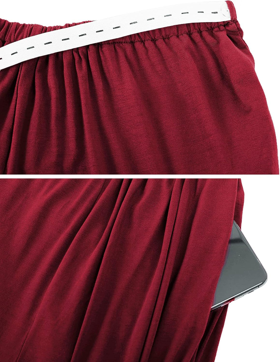 Litherday Stillpyjama Lang Umstandspyjama Langarm Zweifarbiger Baumwolle Stillzeit Nachtwäsche Still