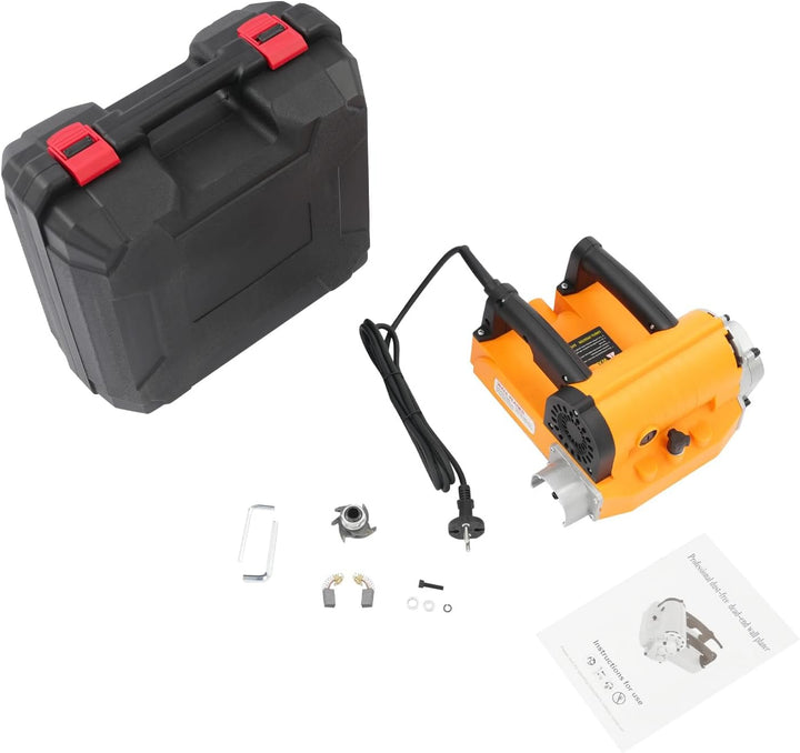 Betonfräse Elektrische Putzfräse 4580W Sanierungsfräse Lackfräse mit Seitenmesser & 2 Griffen, 15cm