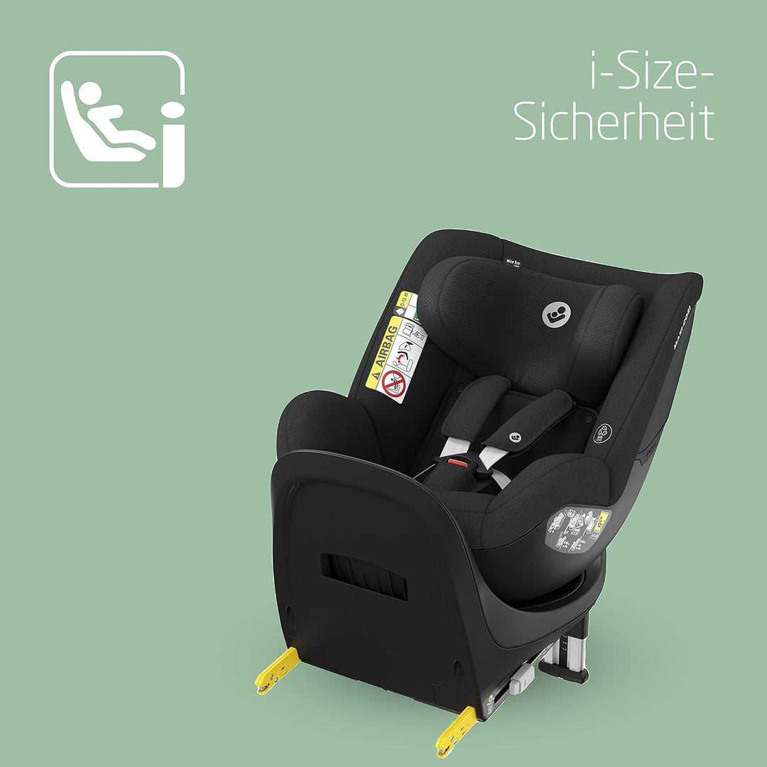 Maxi-Cosi Mica Eco i-Size, Autositz 360 Grad drehbar, 3 M–4 J (61–105 cm), i-Size Baby Autositz, 5 L