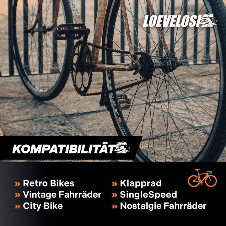 1-fach Fahrrad Kurbel verstärkter Stahl Crank Set Vierkant Kurbelgarnitur 170 mm Kurbelarm für Retro