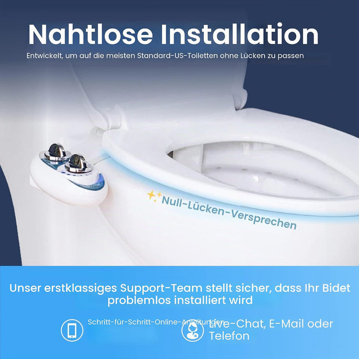 Luxe Bidet BidetNeo320s Aufsatz Bidet, blau, 13.5 x 7 x 3 inches, Blau