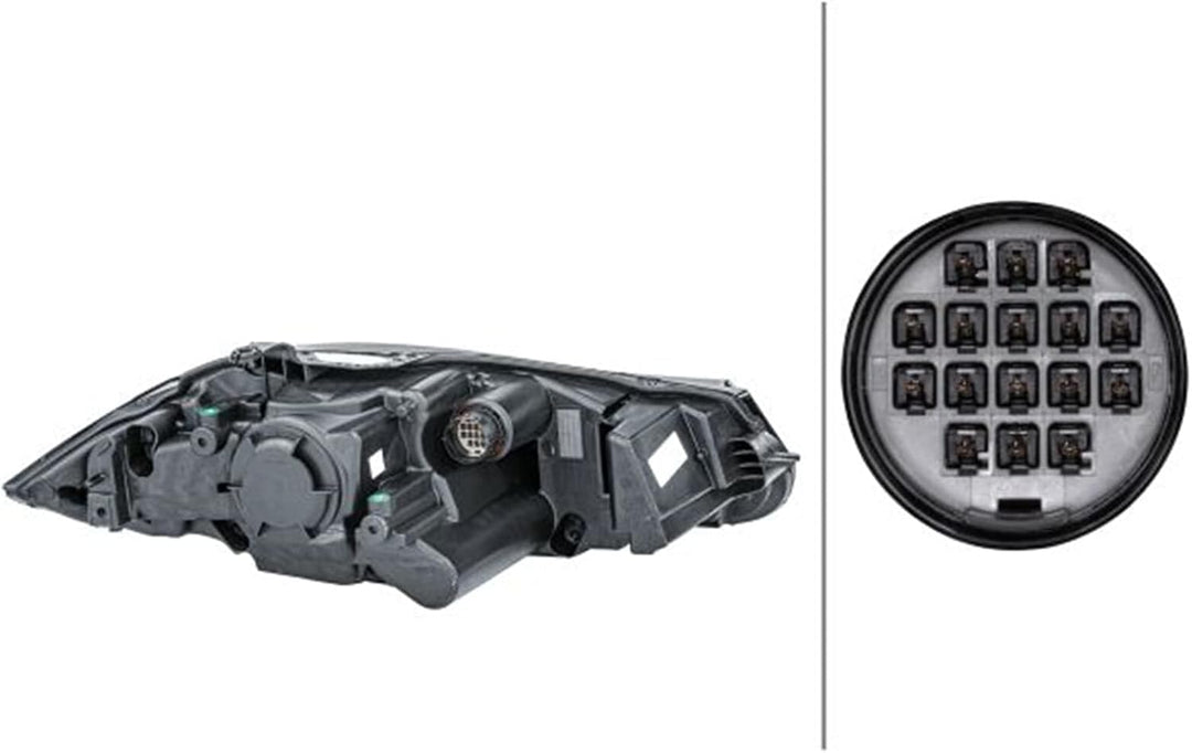 HELLA 1ZS 354 815-011 LED/Bi-Xenon-Hauptscheinwerfer - ECE/CCC - für Rechtsverkehr - vorne links Lin