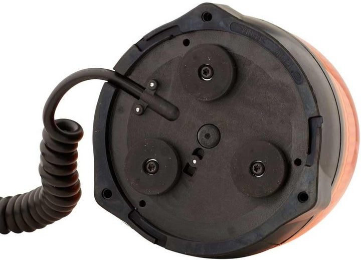 HELLA - Halogen-Rundumkennleuchte - Rota Compact - 12V - gelb - Magnetbefestigung - Kabel: 600mm - S