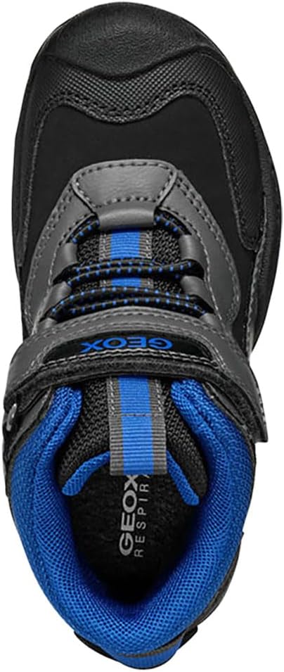 Geox Jungen J New Savage Boy B A Sneaker 24 EU Grau, 24 EU Grau