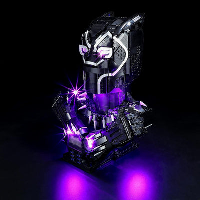 BRIKSMAX 76215 Led Licht für Lego Black Panther - Compatible with Lego Marvel Bausteinen Modell - Oh