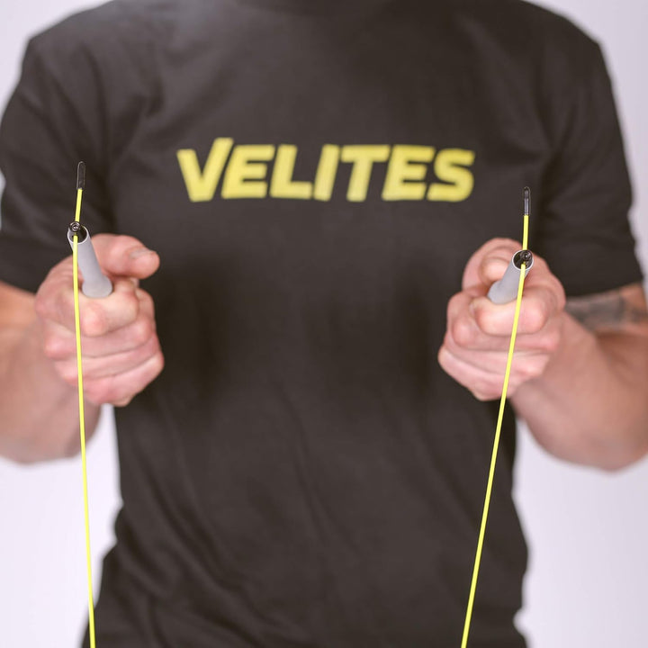 Velites Springseil Sport Vropes Fire 2.0 Ideal für Crossfit, Fitness, Boxen - Profi Jump Rope für Do
