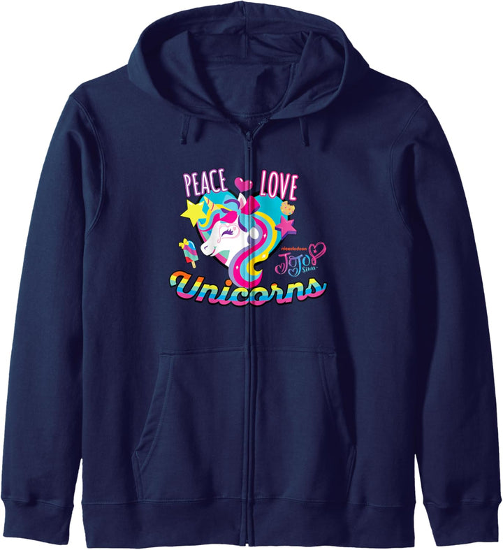 JoJo Siwa Peace Love And Unicorns Kapuzenjacke