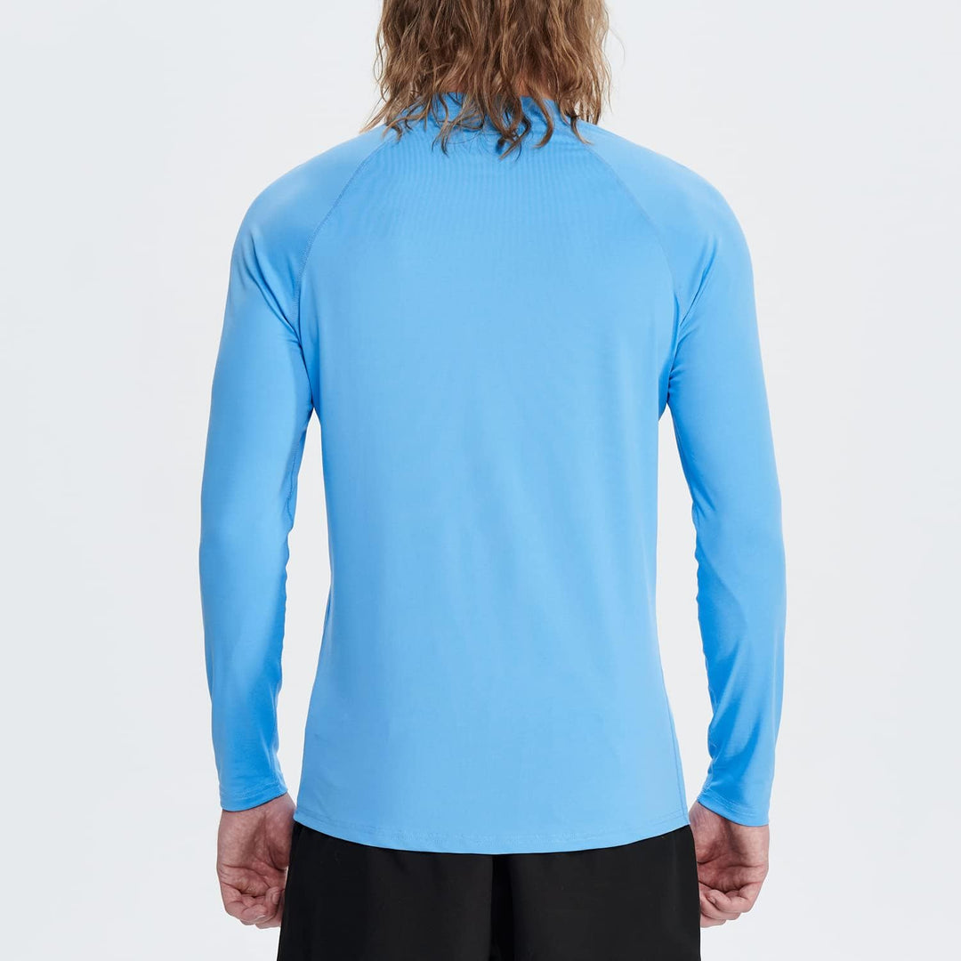 HUGE SPORTS Herren Festes Rashguard Langarm Surfen Schwimmshirt Langarmshirt alle Outdoor Aktivitäte