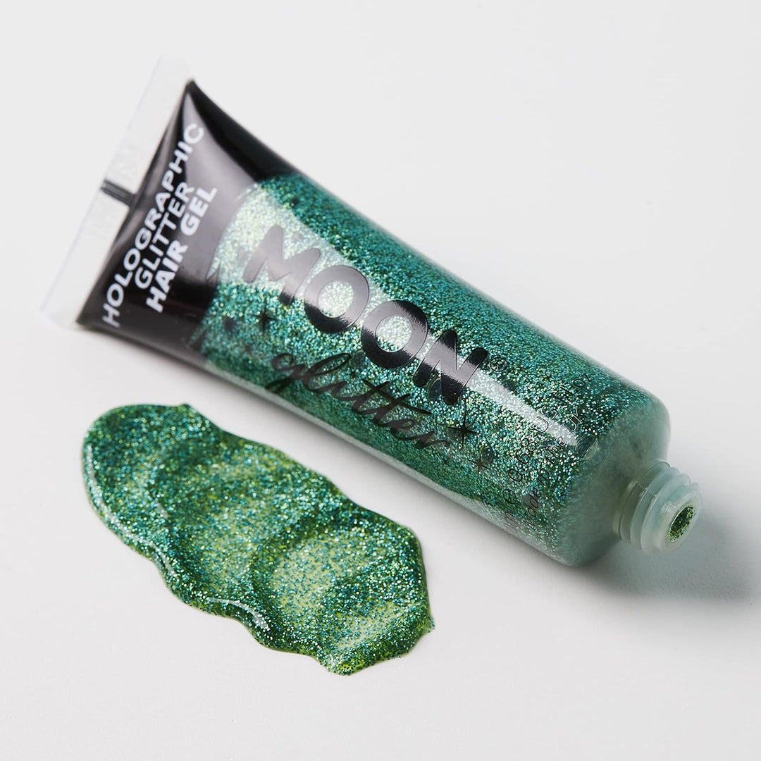Moon Glitter - Holografisches Glitzer-Haargel - 20ml - Set mit 8 Farben