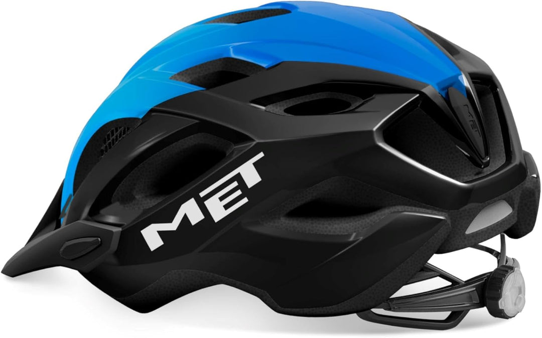 MET Crossover Black Cyan Glossy - 60, 60