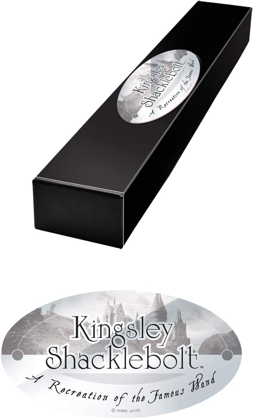 The Noble Collection Kingsley Shacklebolt Character Zauberstab, NN8286, Mehrfarbig