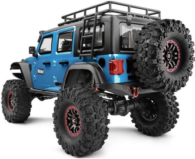 s-idee® WL 104010 blau RC Model Crawler RTR 1/10 2.4G 4WD 2CH 2,4 GHz mit Licht und Sound