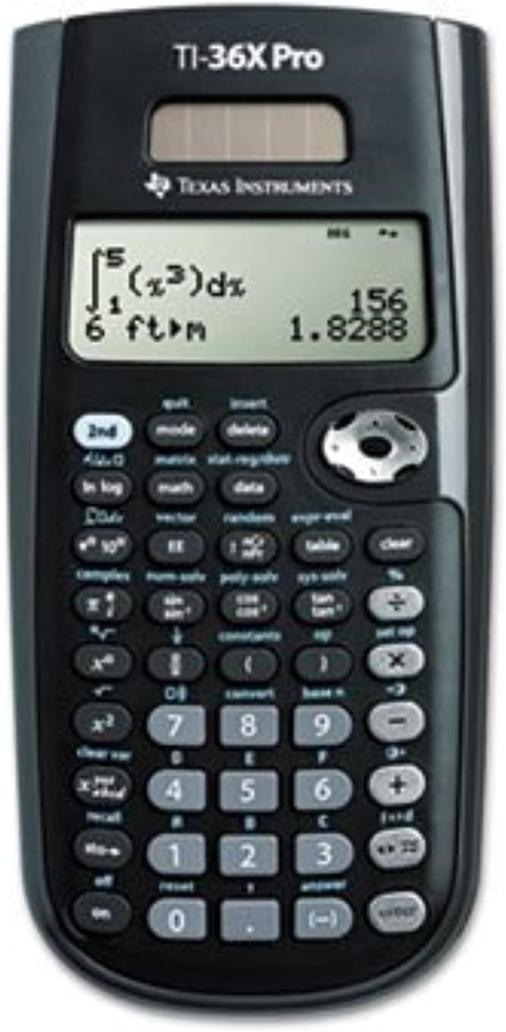 Texas Instruments TI36 x Pro Wissenschaftlicher Taschenrechner schwarz Taschenrechner – Taschenrechn