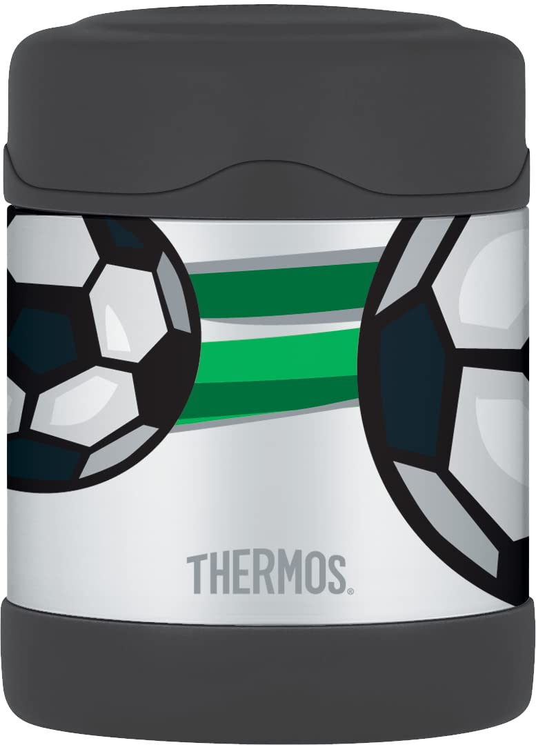 Thermos Soccer 290 ml Frischhalteflasche Fussball Einzelbett, Fussball Einzelbett
