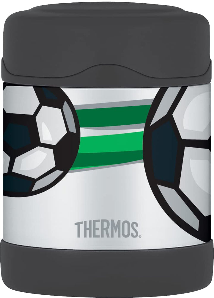 Thermos Soccer 290 ml Frischhalteflasche Fussball Einzelbett, Fussball Einzelbett