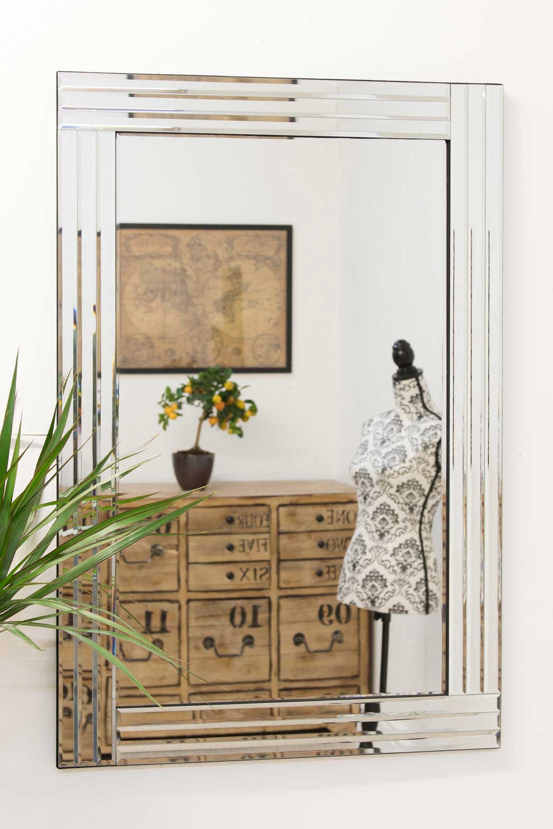 MirrorOutlet YC025A, Rahmenlos, 90 x 60 cm, 90 x 60