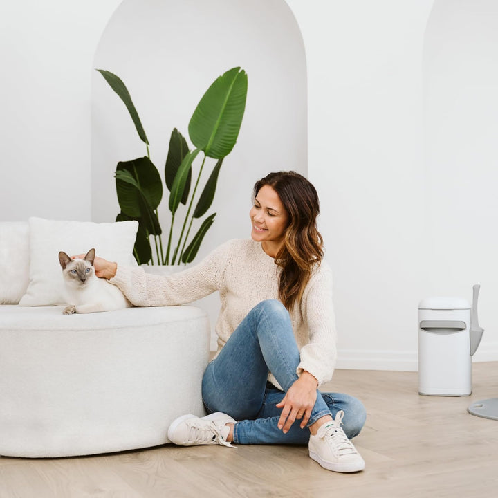 Litter Genie LitterLocker by Litter Genie Platinum Eimer weiss, Weiss