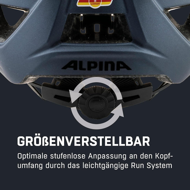 ALPINA Parana - Leichter, Individuell Anpassbarer Touren Fahrradhelm Mit Fliegennetz Für Erwachsene