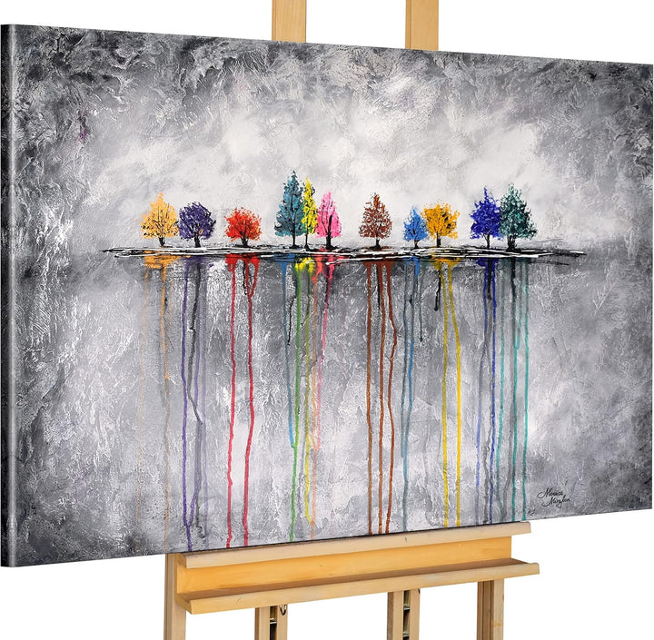 Monica Mirafiori I 100% HANDGEMALT I Gemälde My Tress 120x80cm | Gemälde Handgemalt | Acrylgemälde |