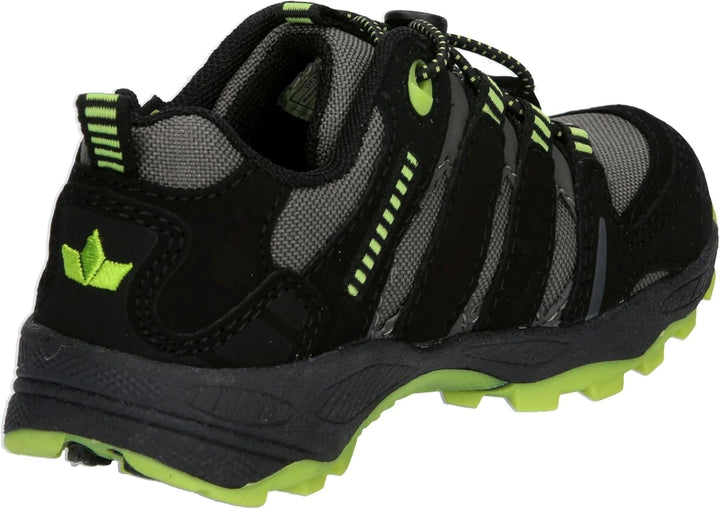 Lico Unisex Kinder Fremont Trekking-& Wanderhalbschuhe 28 EU Grau Schwarz Lemon, 28 EU Grau Schwarz