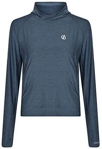 Dare2b Damen Sprint City Hoodie Pullover Sweater XS Ebony Grey, XS Ebony Grey