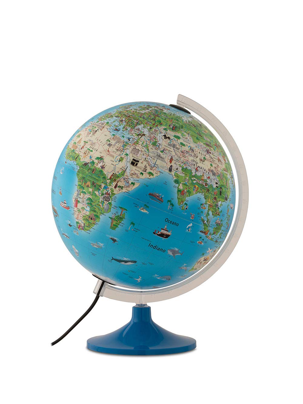 TECNODIDATTICA 0331 FS Leuchtglobus Atmosphere Family Solid