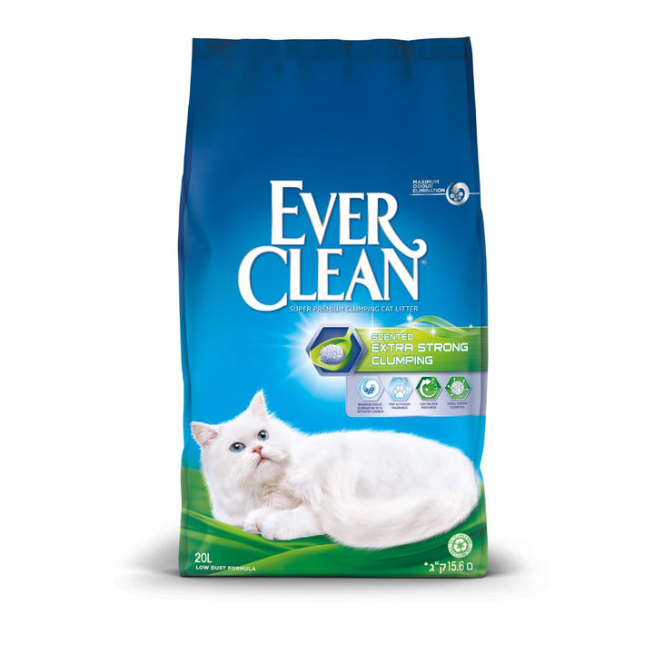 Ever Clean Katzenstreu, Extra stark klumpend, parfümiert, 20L 20L Extra Stark Parfümiert, 20L Extra