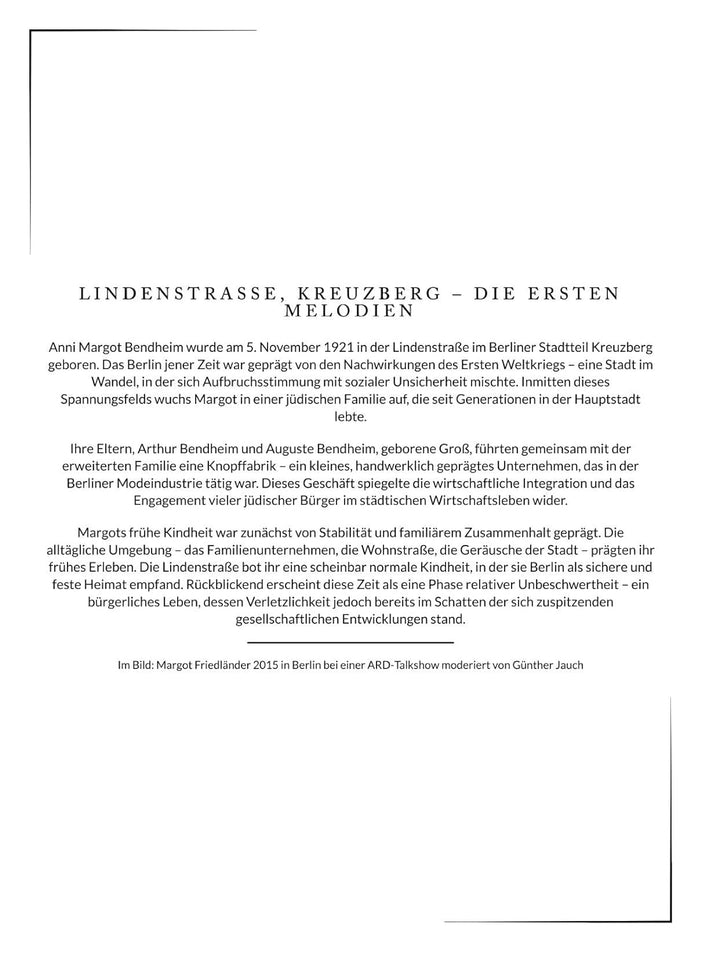 Jahrhundertleben: Die illustrierte Biografie über Margot Friedländer. Komplett in Farbe, Taschenbuch