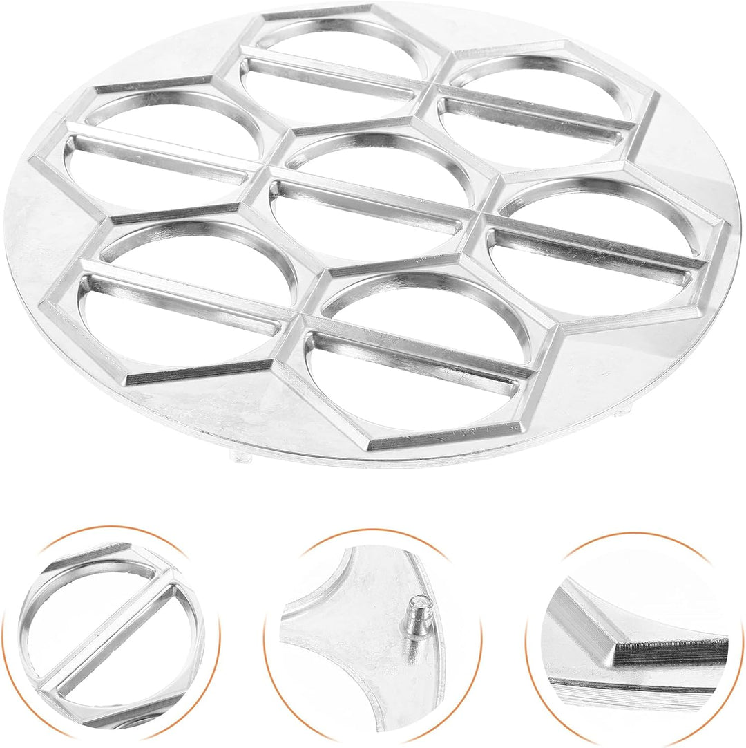 BESTonZON 14-Loch Knödelform Aus Aluminiumlegierung - Praktischer Pelmeni Maker Für Frische Knödel U