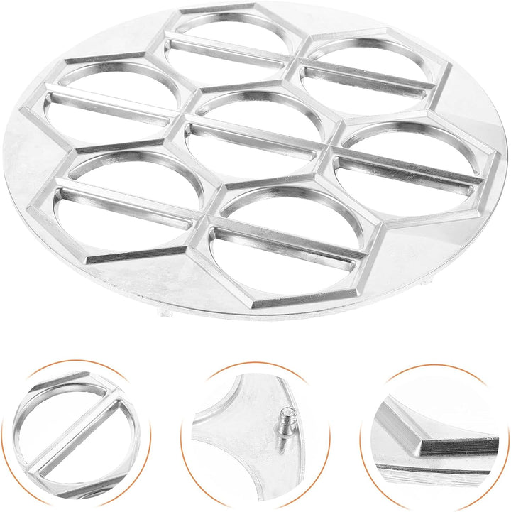 BESTonZON 14-Loch Knödelform Aus Aluminiumlegierung - Praktischer Pelmeni Maker Für Frische Knödel U