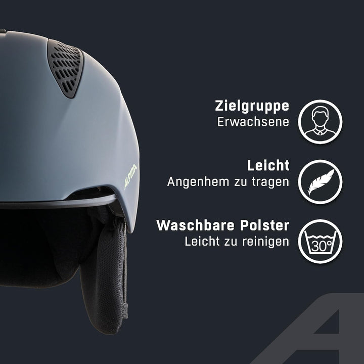 ALPINA GRAND - Sicherer, Optimal Klimatisierter, Bruchfester & Anpassbarer Skihelm Für Erwachsene ch