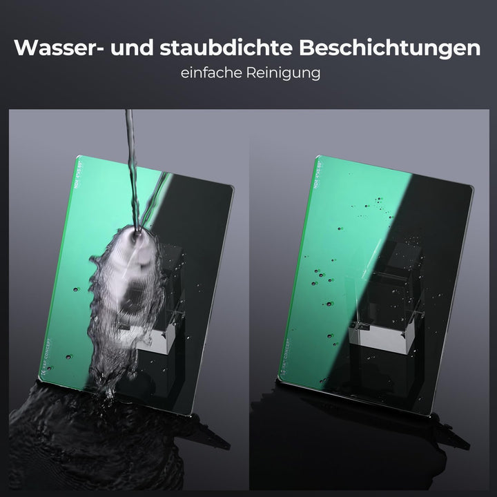 K&F Concept 4 x 5,65" ND4 Filter(2 Blendenstufen),Dicke 4mm Rechteckfilter quadratischer Graufilter