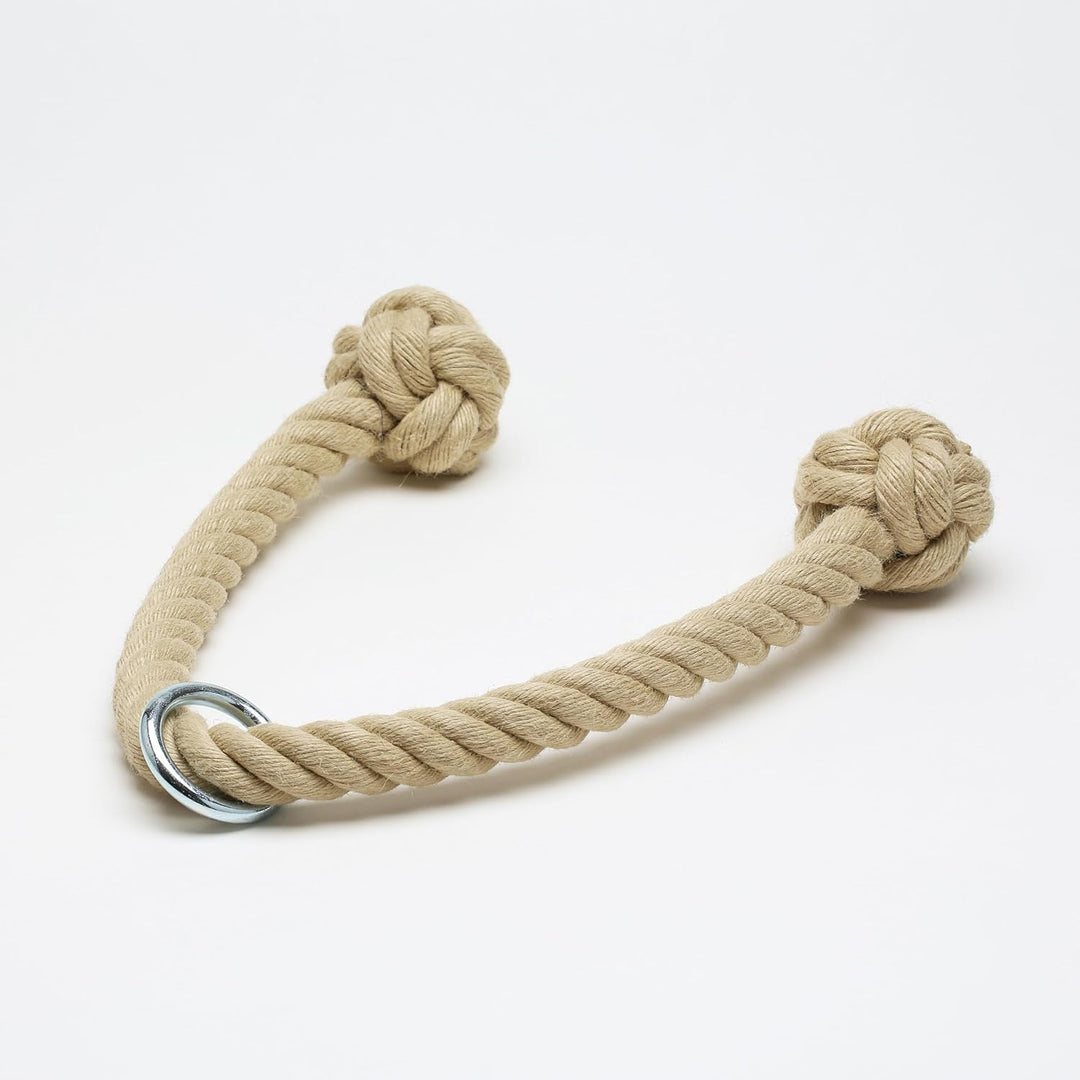 Trizeps-Seil, Natur | Griffe für Kraftstationen, Kabelzug, Seilzug, Latzug