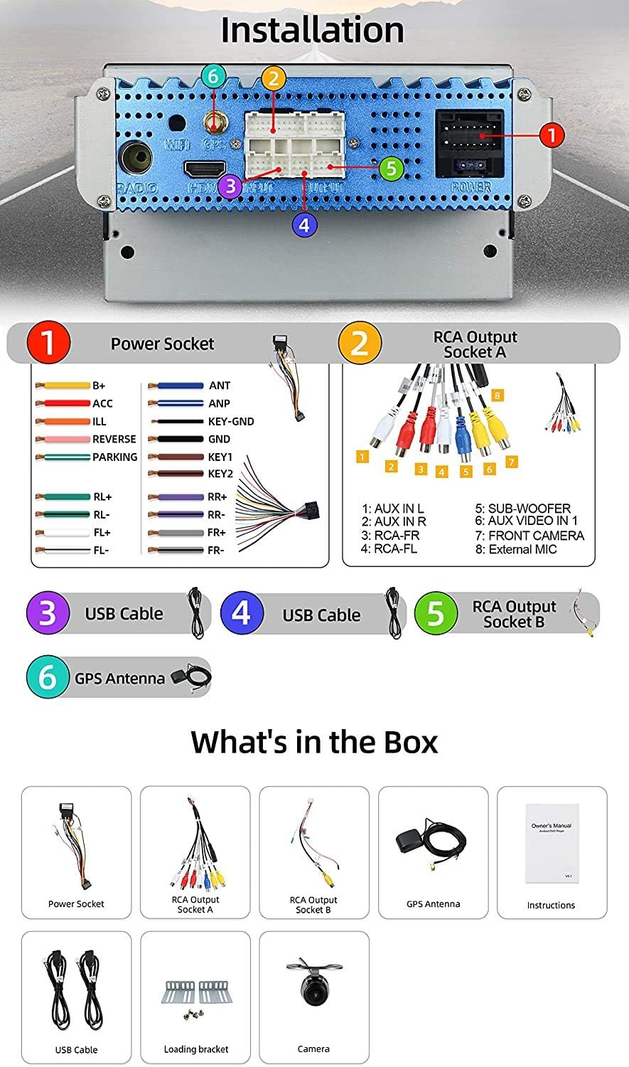 JOYX PX6 Android 10 Doppel Din Autoradio Mit GPS Navi - 4G RAM +64G ROM - Rückfahrkamera KOSTENLOS -