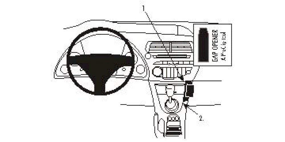 Brodit 853733 ProClip Halterung, schwarz