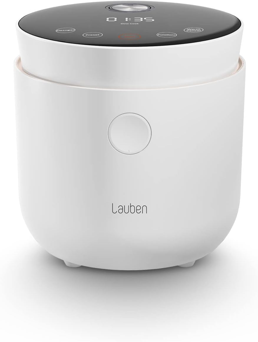 Lauben Low Sugar Rice Cooker Reiskocher mit Low-Suger-Funktion, Fassungsvermögen 1,5l, verzögerter S