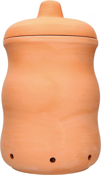 MamboCat Kartoffeltopf Terracotta Kartoffel-Behälter für ca 1500g Kartoffeln I Lustige Kartoffel-Auf
