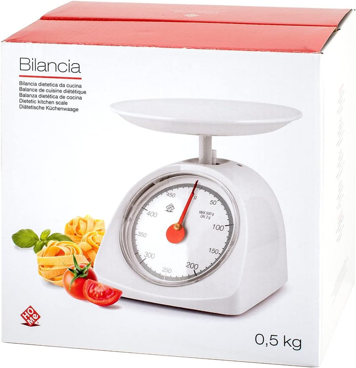Home Mechanische Küchenwaage, weiss, 0,5 kg